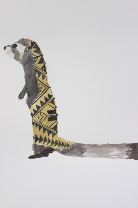 marbled polecat