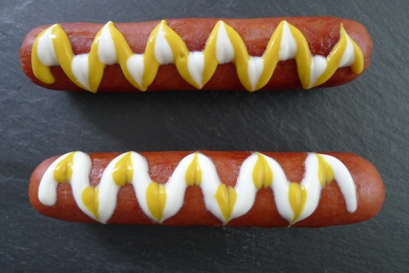 regular hot dogs