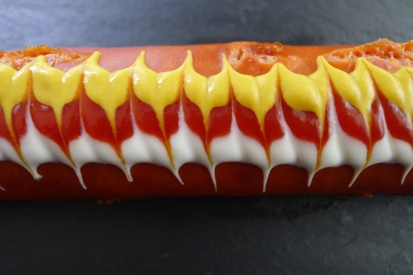 extra large linguiça detail