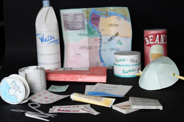 paper emergency preparedness kit