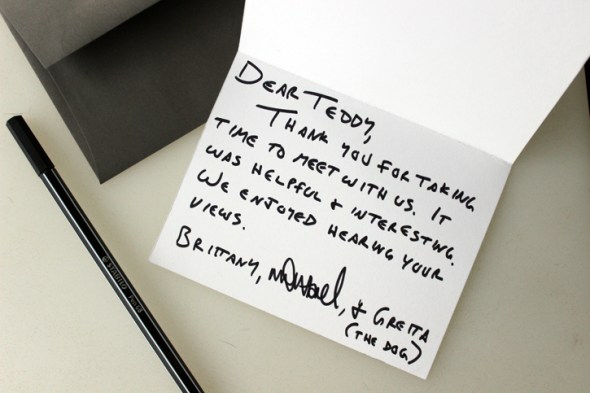 thank you to teddy keizer