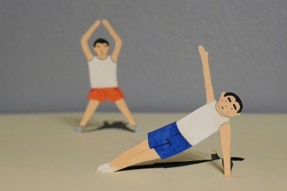 push-up and rotation