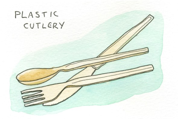 plastic cutlery