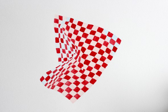 squares crumple painting