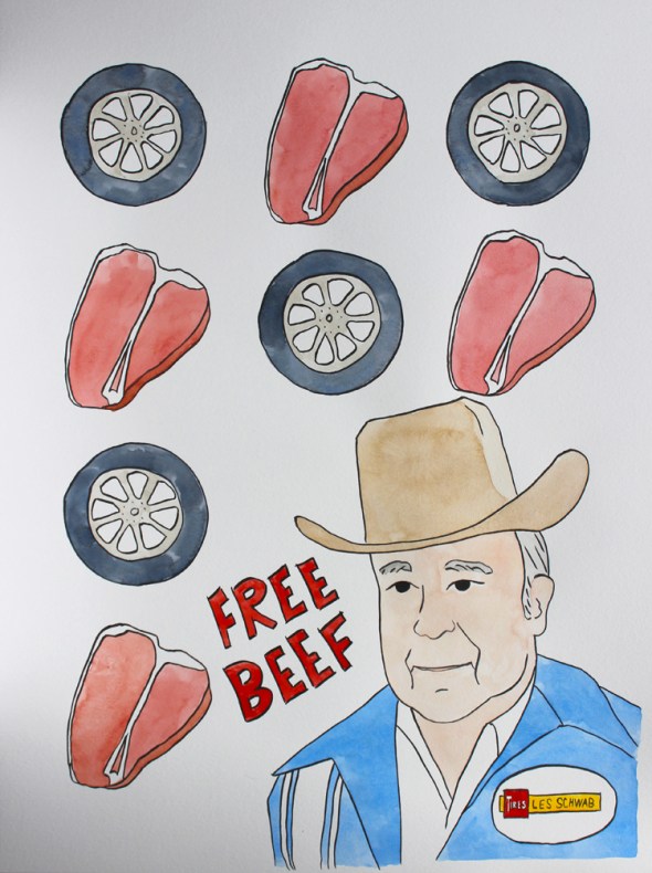 les schwab free beef