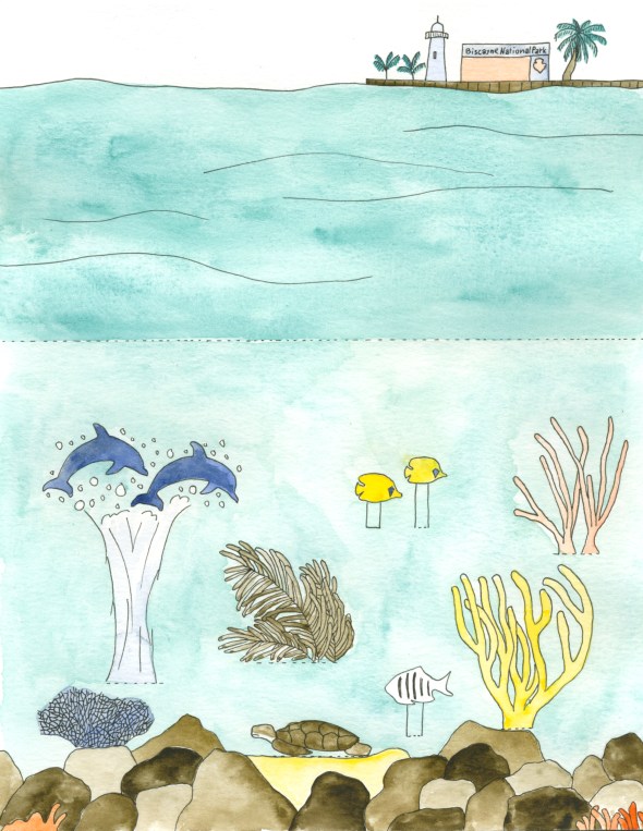 Biscayne National Park mini poster