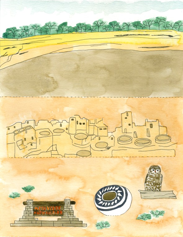 Mesa Verde National Park mini poster