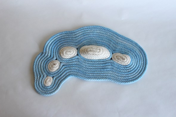coiled rope sculptures archipelago