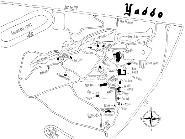 yaddo map