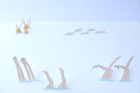 synchronized swimming