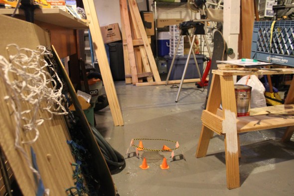 tiny construction zone